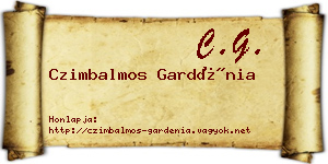 Czimbalmos Gardénia névjegykártya